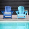 Adirondack Chairs Kunststof Blauw en Sky Blauw