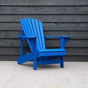 Donkerblauwe kunststof adirondack Comfy Chair