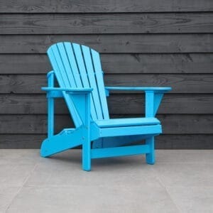 Lichtblauwe kunststof adirondack Comfy Chair