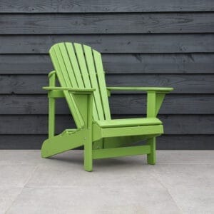 Limoengroene kunststof adirondack Comfy Chair