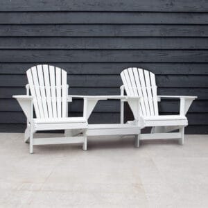 witte adirondack duozit van Comfy Chair, recht model