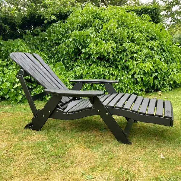 Sun Lounger Black - Image 2